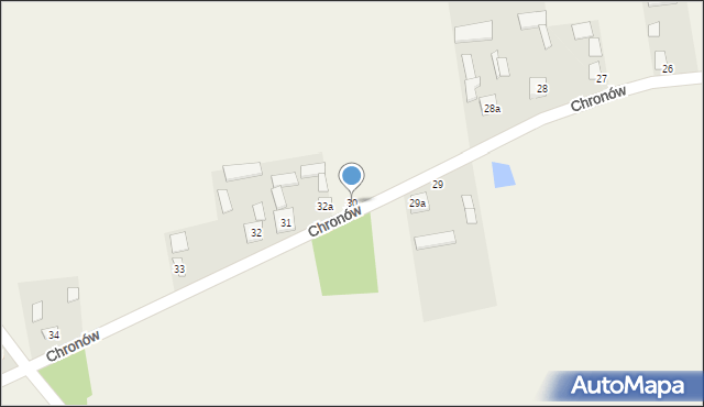 Chronów, Chronów, 30, mapa Chronów