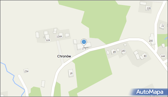 Chronów, Chronów, 173, mapa Chronów