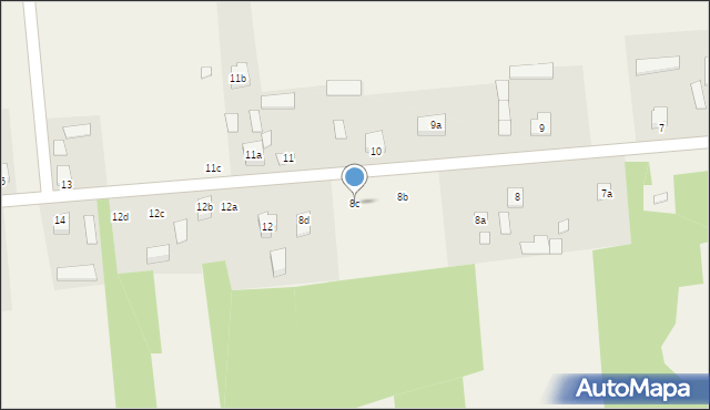 Chronów-Kolonia, Chronów-Kolonia, 8c, mapa Chronów-Kolonia