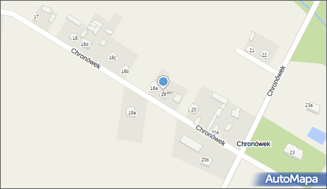 Chronówek, Chronówek, 19, mapa Chronówek