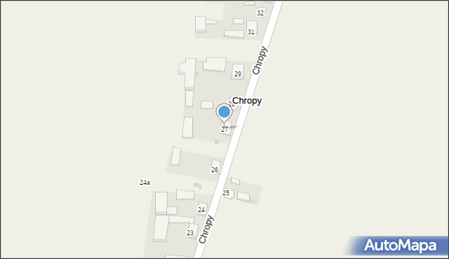 Chropy, Chropy, 27, mapa Chropy