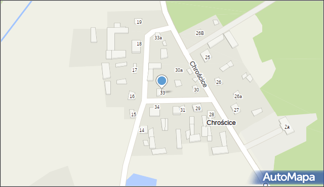 Chrościce, Chrościce, 33, mapa Chrościce