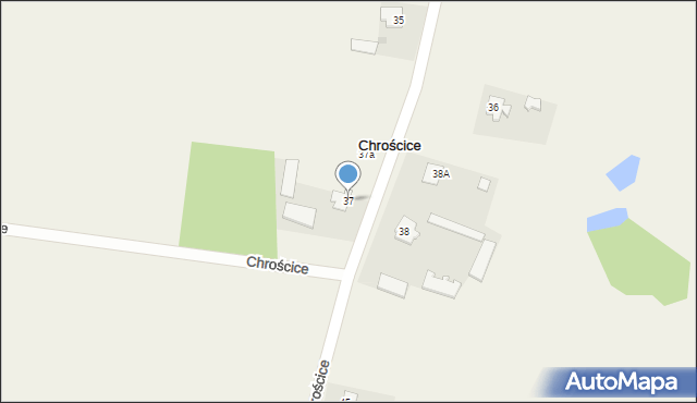 Chrościce, Chrościce, 37, mapa Chrościce