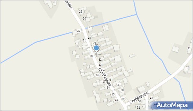 Chróścielów, Chróścielów, 31, mapa Chróścielów