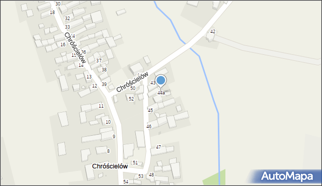 Chróścielów, Chróścielów, 44a, mapa Chróścielów