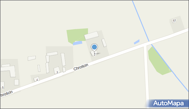 Chrościn, Chrościn, 2, mapa Chrościn