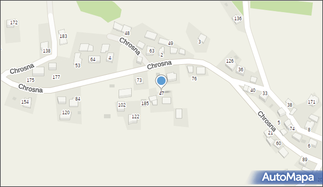 Chrosna, Chrosna, 47, mapa Chrosna