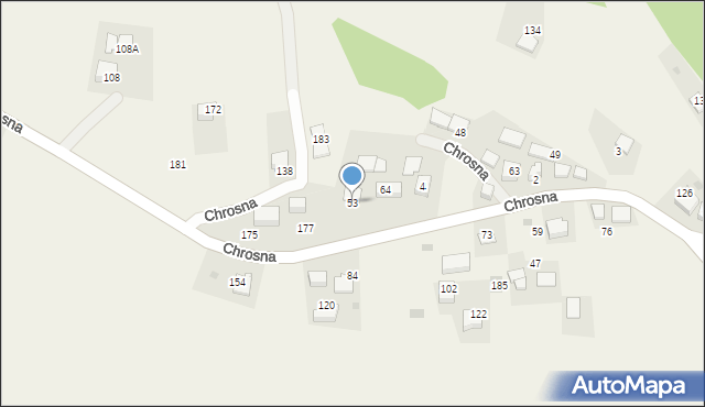 Chrosna, Chrosna, 53, mapa Chrosna