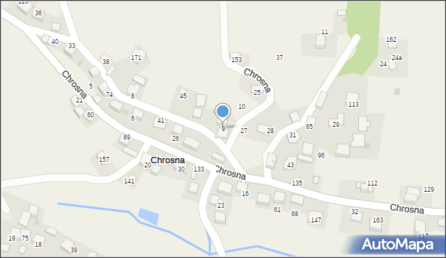 Chrosna, Chrosna, 9, mapa Chrosna