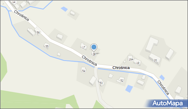 Chrośnica, Chrośnica, 18, mapa Chrośnica