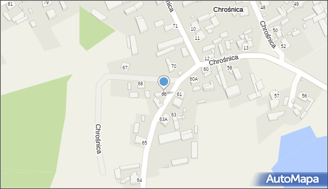 Chrośnica, Chrośnica, 66, mapa Chrośnica