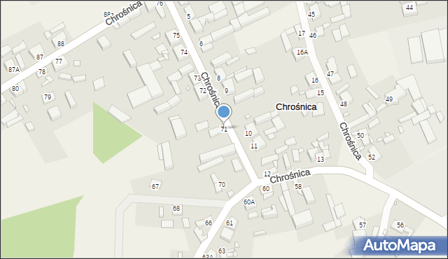 Chrośnica, Chrośnica, 71, mapa Chrośnica