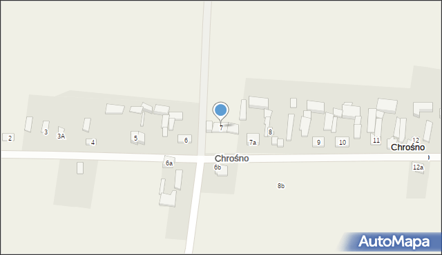 Chrośno, Chrośno, 7, mapa Chrośno