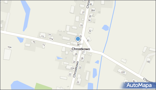 Chrostkowo, Chrostkowo, 28, mapa Chrostkowo