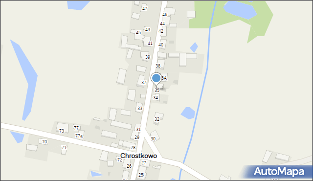 Chrostkowo, Chrostkowo, 35, mapa Chrostkowo