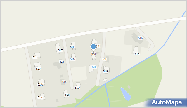 Chróstnik, Chróstnik, 51J, mapa Chróstnik