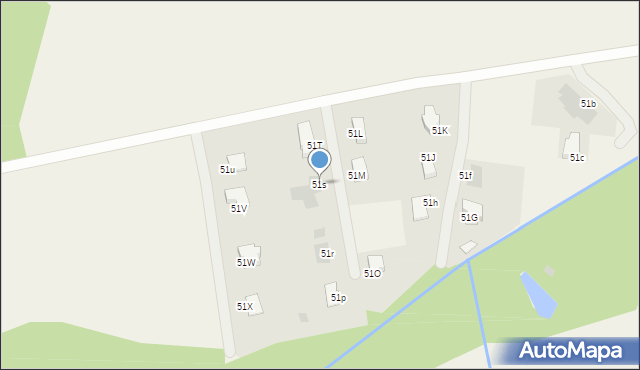 Chróstnik, Chróstnik, 51s, mapa Chróstnik