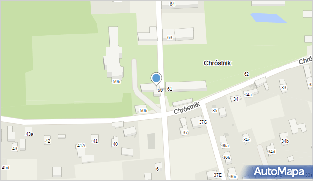 Chróstnik, Chróstnik, 59a, mapa Chróstnik