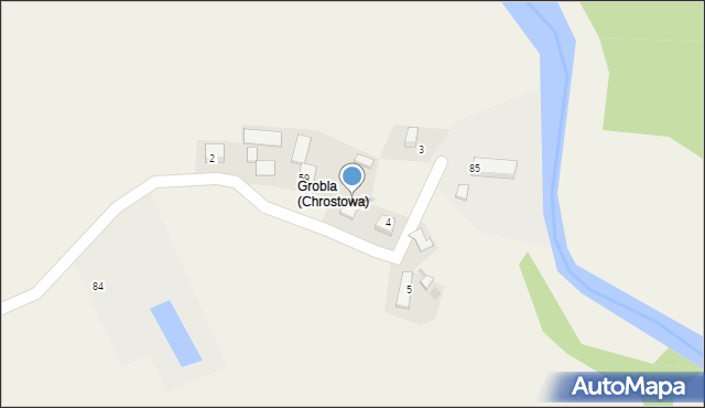 Chrostowa, Chrostowa, 74, mapa Chrostowa