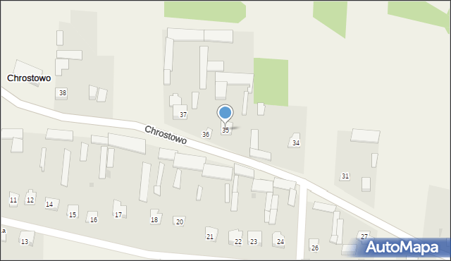 Chrostowo, Chrostowo, 35, mapa Chrostowo