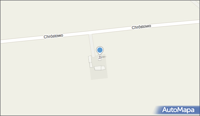 Chróstowo, Chróstowo, 23, mapa Chróstowo