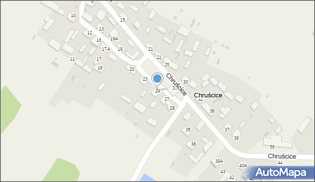 Chruścice, Chruścice, 24, mapa Chruścice