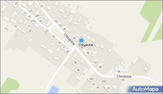 Chruścice, Chruścice, 32, mapa Chruścice