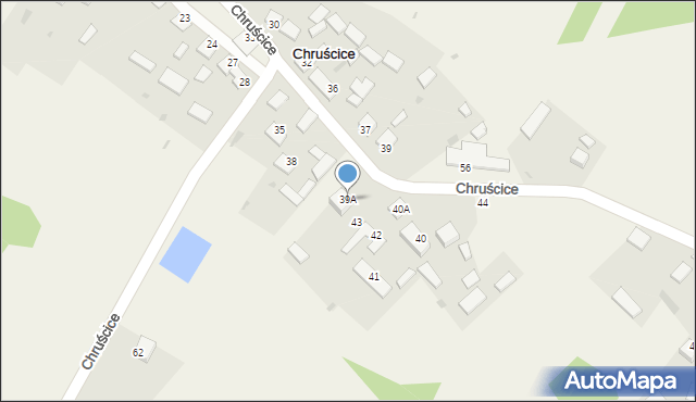 Chruścice, Chruścice, 39A, mapa Chruścice