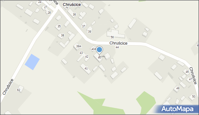 Chruścice, Chruścice, 40, mapa Chruścice