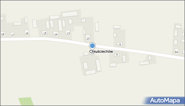 Chruściechów, Chruściechów, 11, mapa Chruściechów