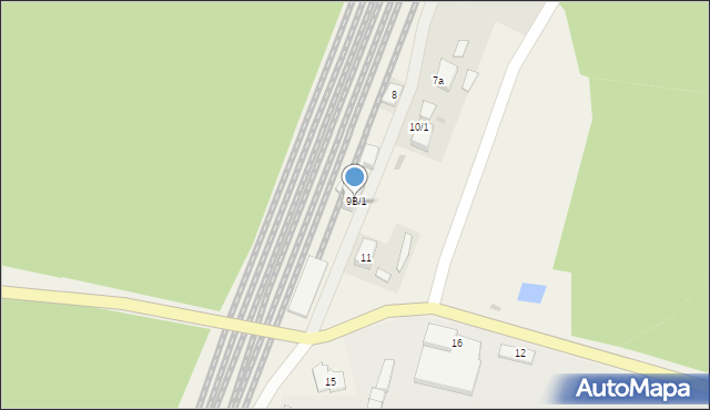 Chruściel, Chruściel, 9b, mapa Chruściel