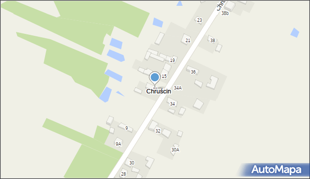 Chruścin, Chruścin, 11, mapa Chruścin