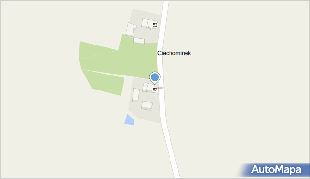 Chruśle, Chruśle, 52, mapa Chruśle