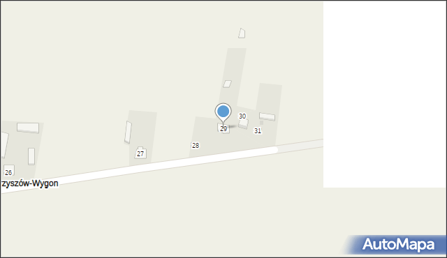 Chruślice, Chruślice, 29, mapa Chruślice