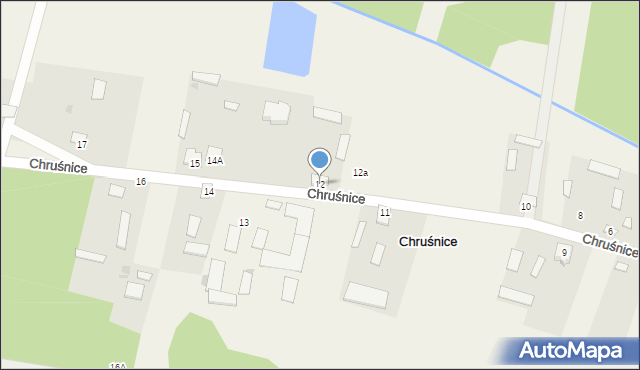 Chruśnice, Chruśnice, 12, mapa Chruśnice