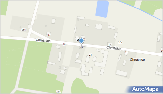 Chruśnice, Chruśnice, 14, mapa Chruśnice