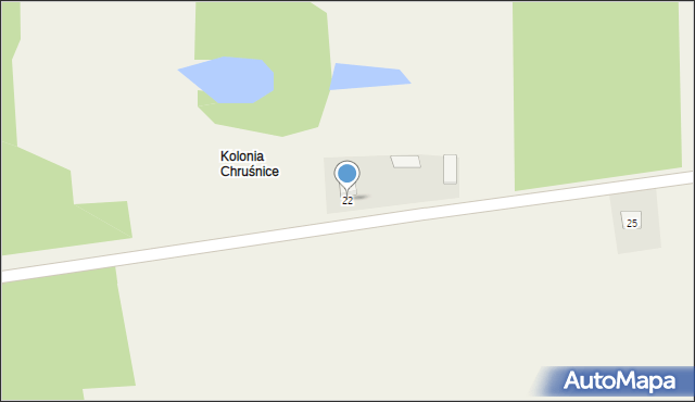 Chruśnice, Chruśnice, 22, mapa Chruśnice