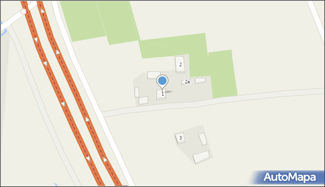 Chrustne, Chrustne, 1, mapa Chrustne