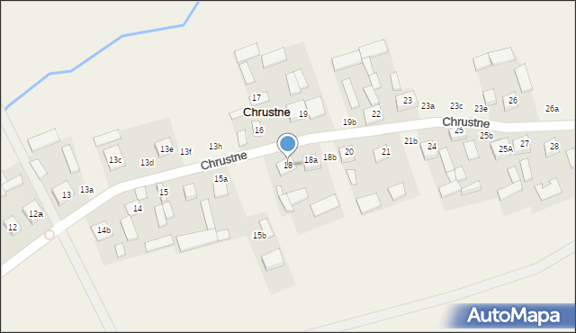 Chrustne, Chrustne, 18, mapa Chrustne