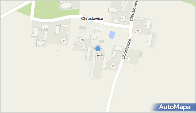 Chrustowice, Chrustowice, 27, mapa Chrustowice