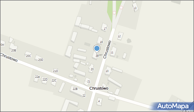 Chrustowo, Chrustowo, 19, mapa Chrustowo