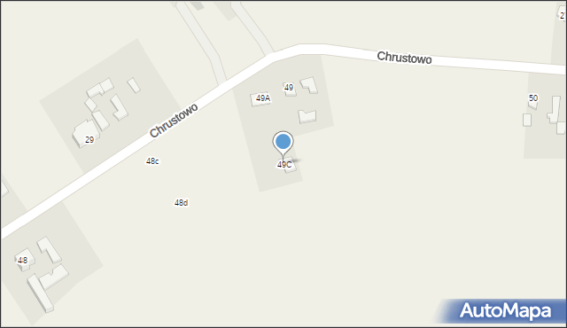 Chrustowo, Chrustowo, 49C, mapa Chrustowo