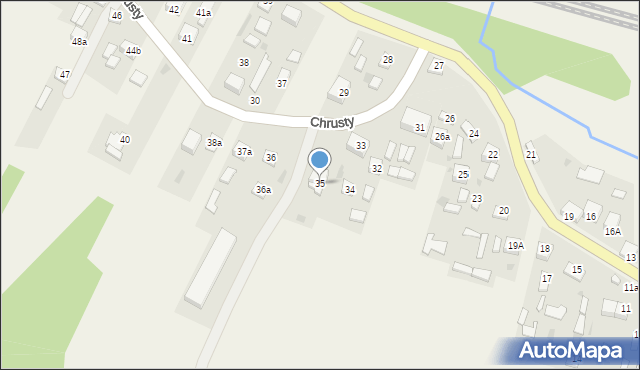 Chrusty, Chrusty, 35, mapa Chrusty