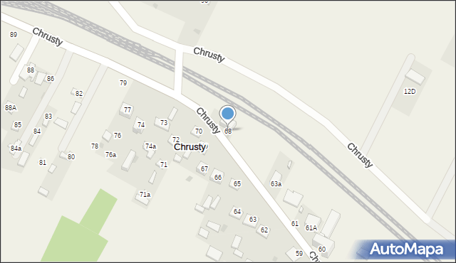 Chrusty, Chrusty, 68, mapa Chrusty