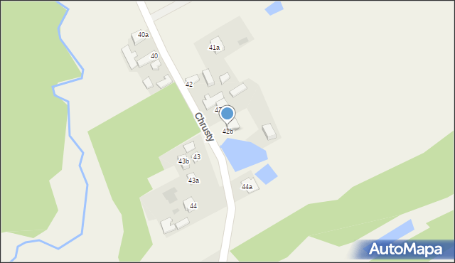 Chrusty, Chrusty, 42b, mapa Chrusty