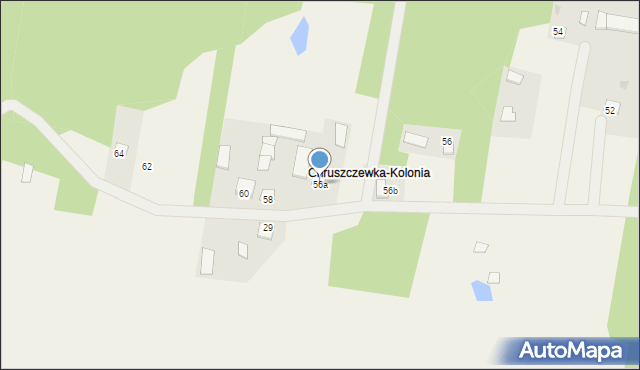 Chruszczewka Szlachecka, Chruszczewka Szlachecka, 56a, mapa Chruszczewka Szlachecka