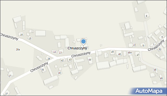 Chruszczyny, Chruszczyny, 12, mapa Chruszczyny