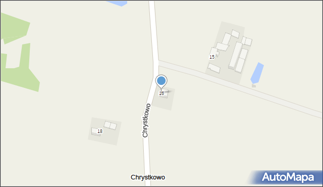 Chrystkowo, Chrystkowo, 16, mapa Chrystkowo