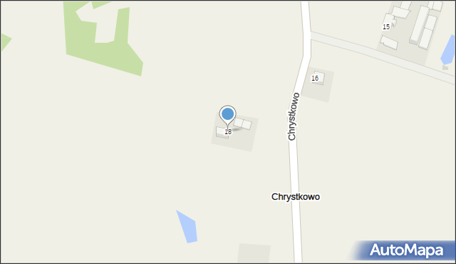 Chrystkowo, Chrystkowo, 18, mapa Chrystkowo