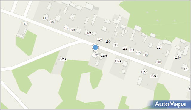 Chrząchówek, Chrząchówek, 109A, mapa Chrząchówek